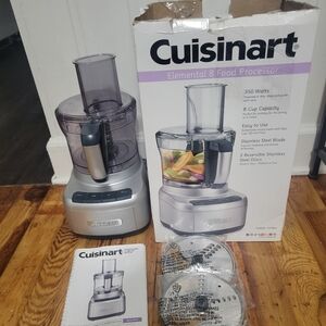 Cuisinart Elemental 8 cup Food Processor Model FP-8SV Open Box
